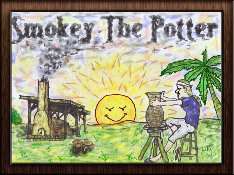 Smokey's Wake and Bake Pipe Mug Kaleidajuana 